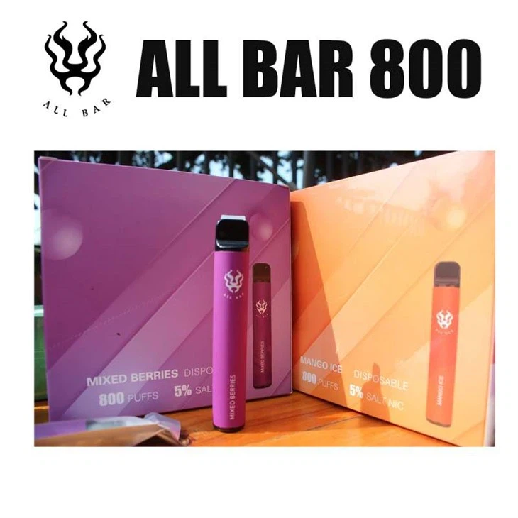 Ηλεκτρονικό τσιγάρο μιας χρήσης ALL BAR 800